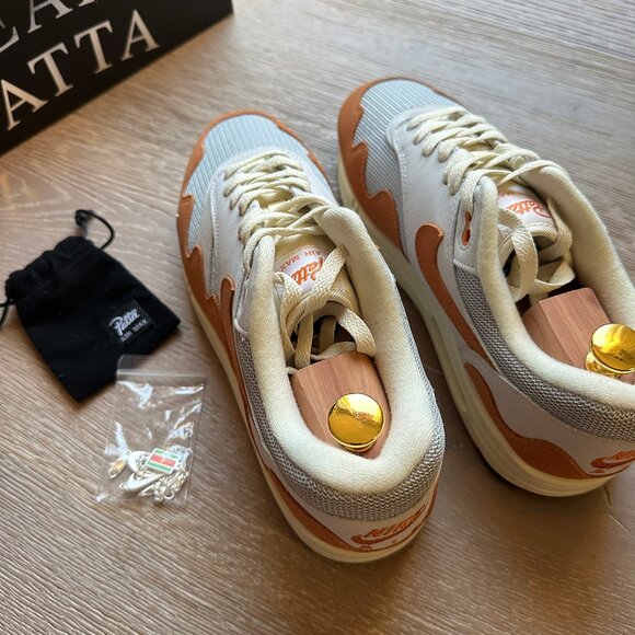 Nike Air Max 1 Patta Waves Monarch (with Bracelet) size 11 US - Picture 2 of 8